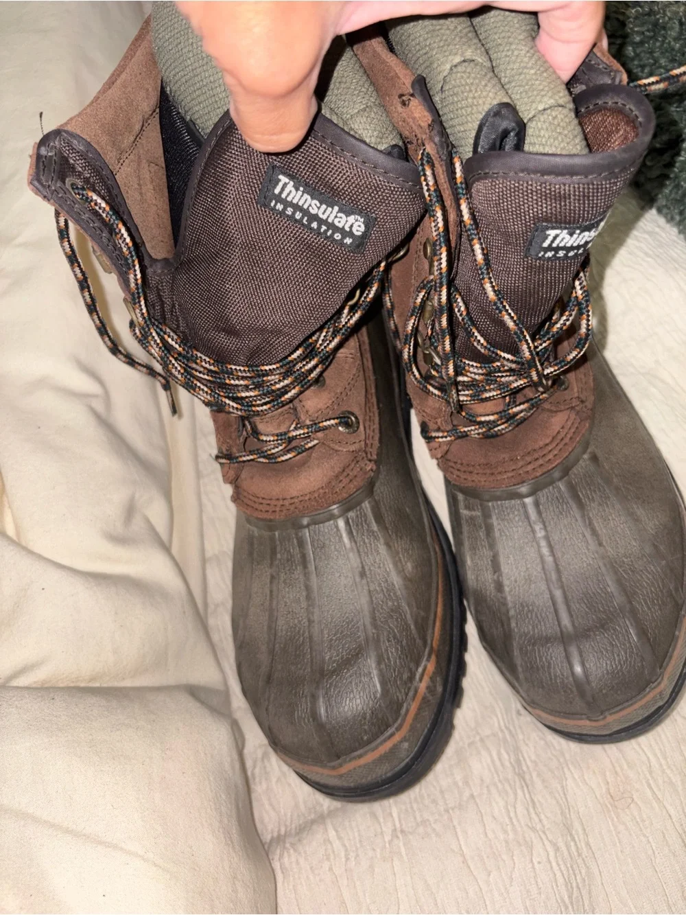 Rocky Jasper Trac 7758 Men's Insulated Waterproof Duck Boots Size 10